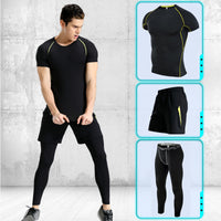 Men’s Performance Training Set Shirt & Compression Tights